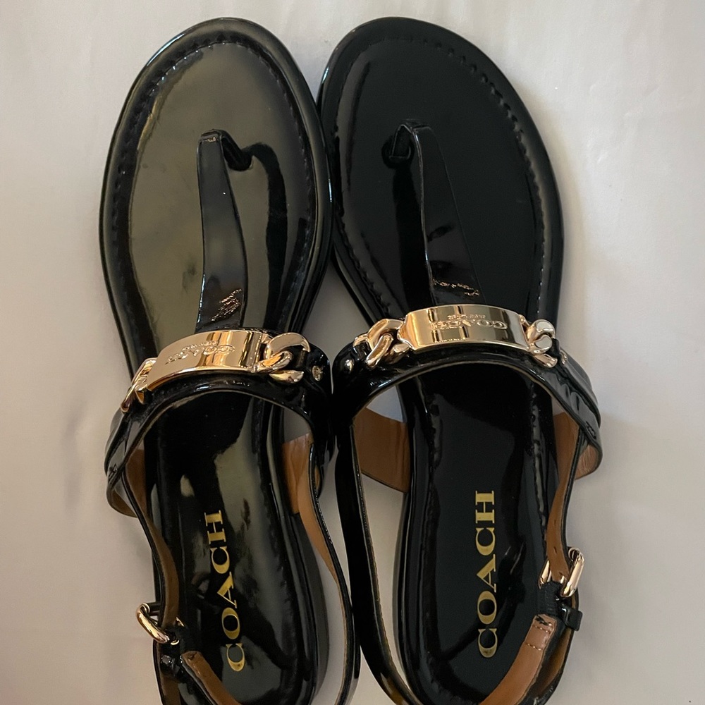 Coach jeri thong sandals